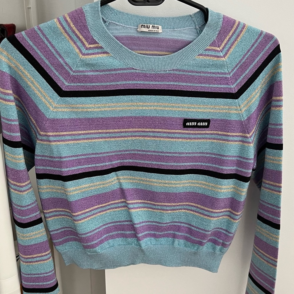 Miu Miu Stripe Top